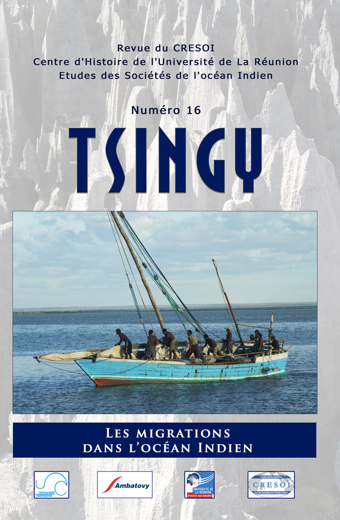 1re de couverture de Tsingy n°16