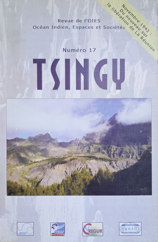 1re de couverture de Tsingy n°17