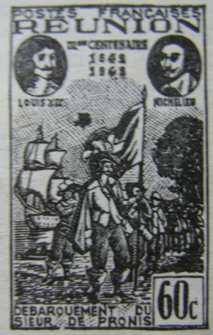 La Réunion, 1943, n° 180 à 185, et 1943 PA, n° 18 à 23.
