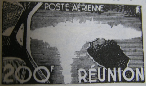 Madagascar, 1946, PA n° 64 ; La Réunion, 1947 n° 43 et n° 44 ; voir également 4e de couverture