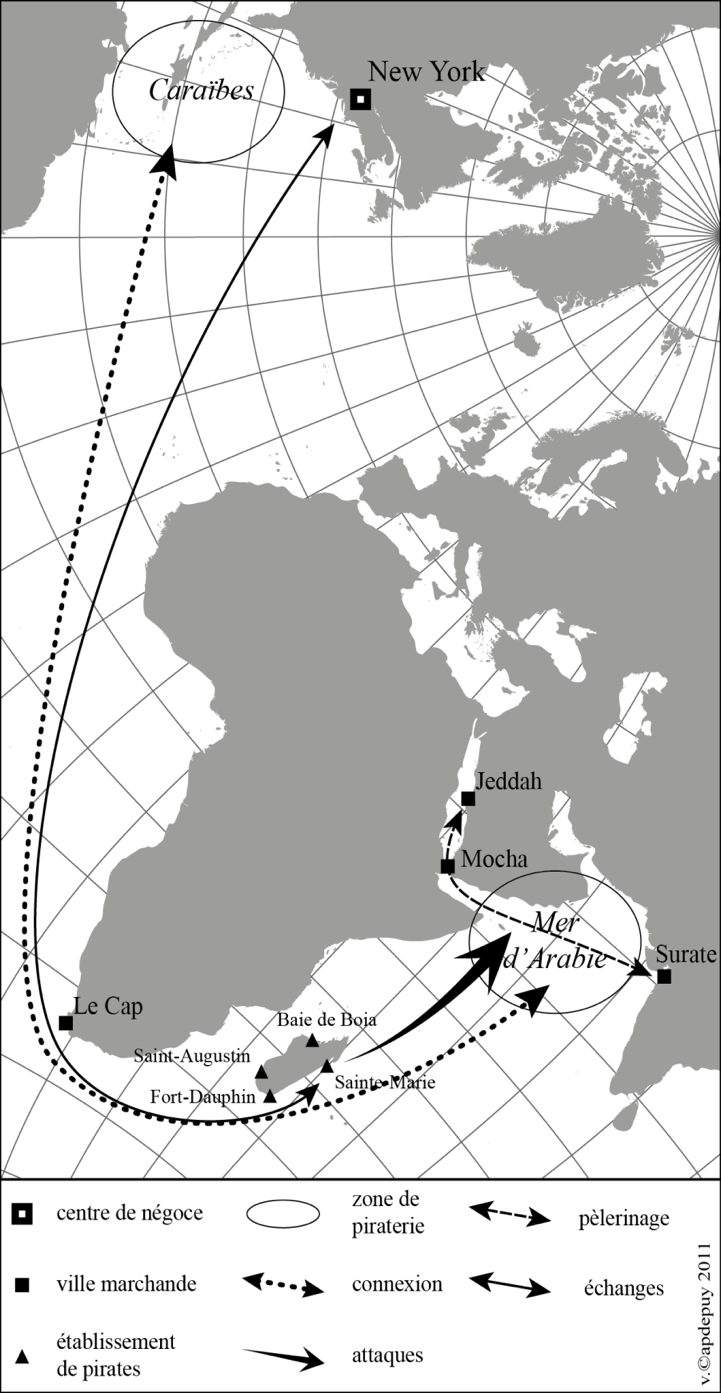 Figure 14 : La piraterie, un réseau de l’anti-monde