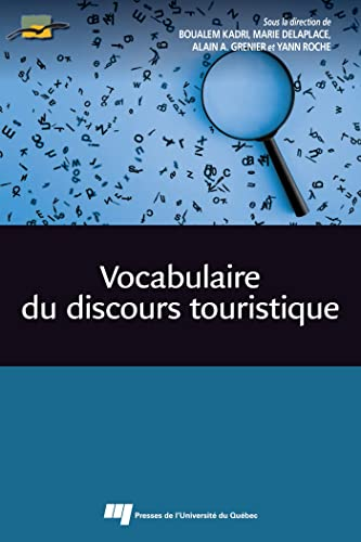 1re de couverture de l’ouvrage Vocabulaire du discours touristique