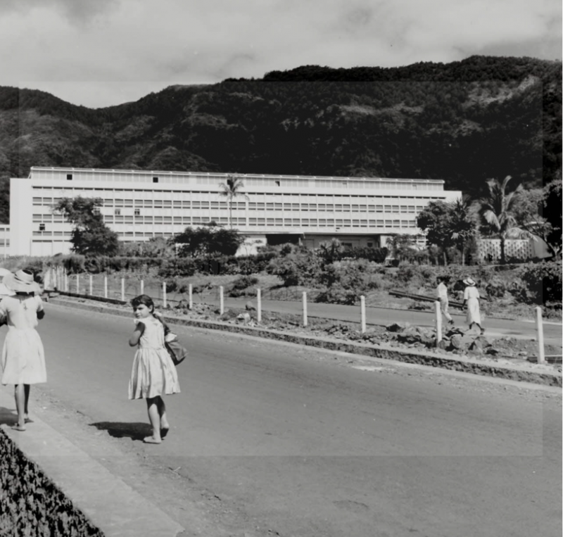 Illustration I : École normale de Bellepierre, construite entre 1959 et 196223
