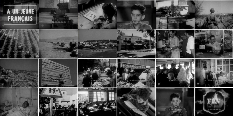 Photogrammes du sujet « À un jeune Français »