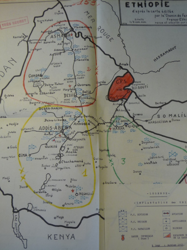 Les forces éthiopiennes, années 1950