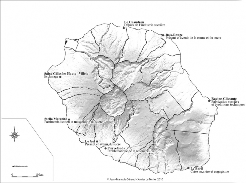 Les sites de la « Route du Sucre »