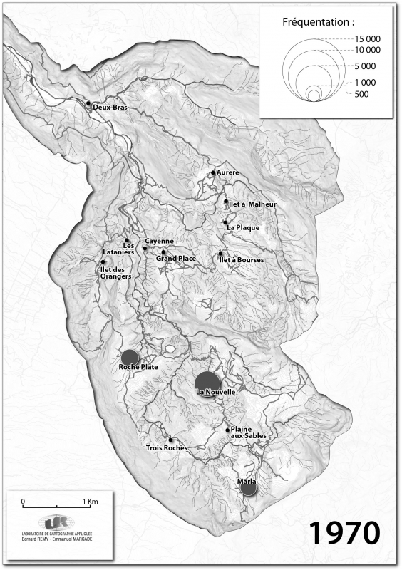 Figure 3 : La fréquentation touristique du cirque en 1970