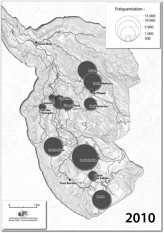 Figure 4 : La fréquentation touristique du cirque en 2010